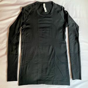 Lululemon Swiftly Tech Long Sleeve, EUC, Size 8, Black